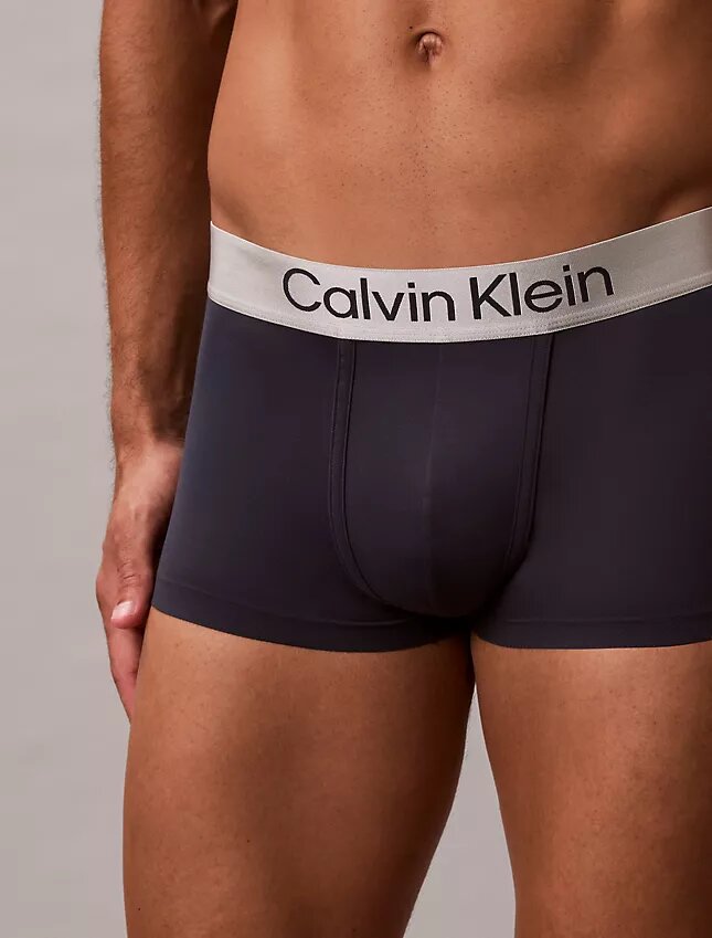 Cueca Low Rise Trunk em microfibra escovada elástica Cueca Low Rise Trunk em microfibra escovada elástica