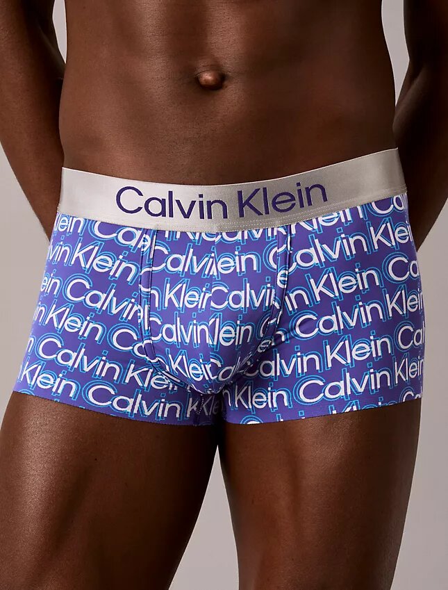 Cueca Low Rise Trunk em microfibra escovada elástica Cueca Low Rise Trunk em microfibra escovada elástica