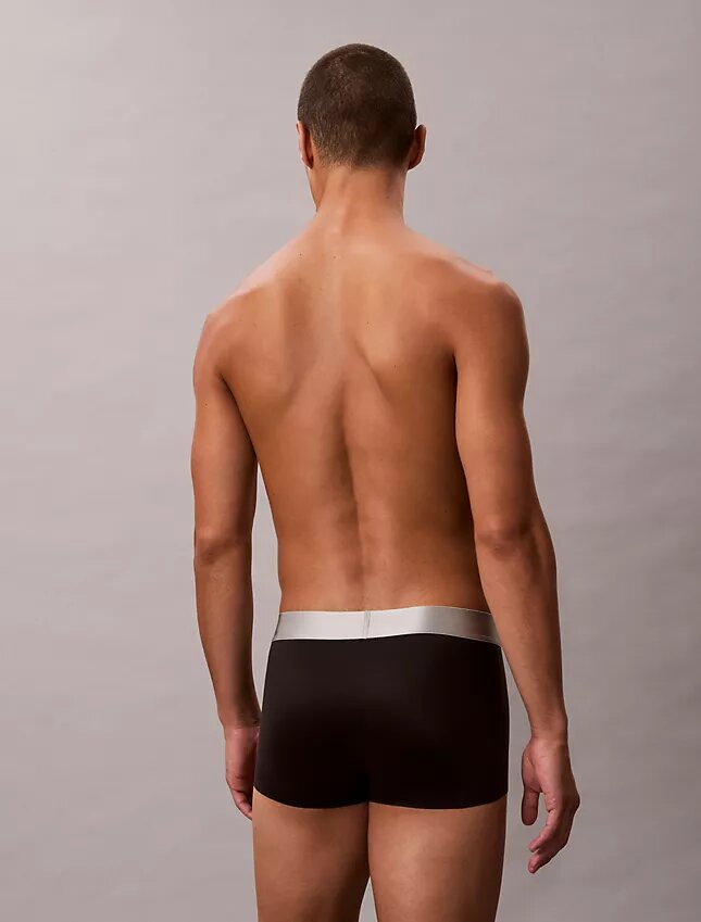 Cueca Low Rise Trunk em microfibra escovada elástica Cueca Low Rise Trunk em microfibra escovada elástica