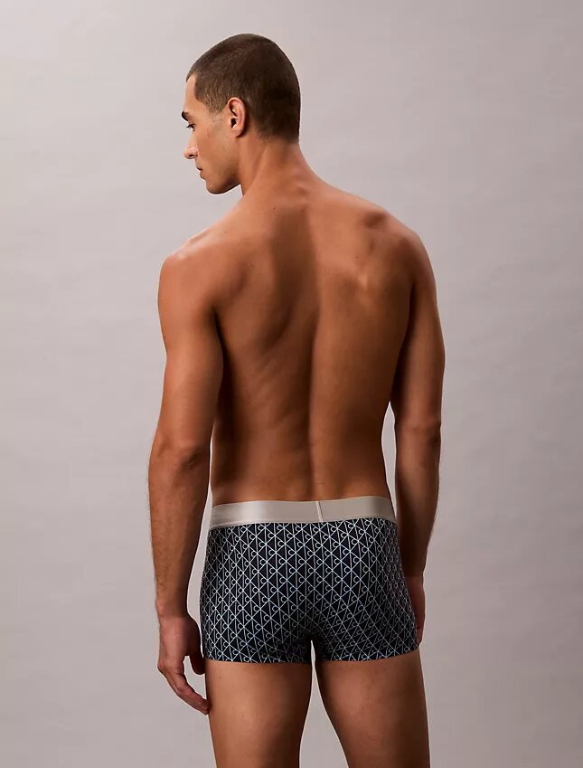 Cueca Low Rise Trunk em microfibra escovada elástica Cueca Low Rise Trunk em microfibra escovada elástica