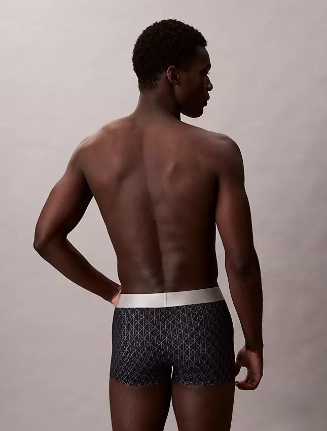 Cueca Low Rise Trunk em microfibra escovada elástica Cueca Low Rise Trunk em microfibra escovada elástica