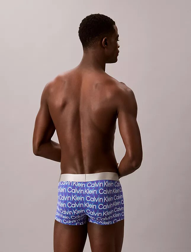 Cueca Low Rise Trunk em microfibra escovada elástica Cueca Low Rise Trunk em microfibra escovada elástica