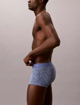 Cueca Low Rise Trunk em renda de microfibra