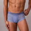 Cueca Low Rise Trunk em renda de microfibra Cueca Low Rise Trunk em renda de microfibra