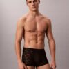 Cueca Low Rise Trunk em renda de microfibra Cueca Low Rise Trunk em renda de microfibra