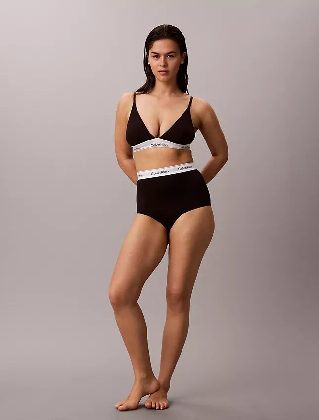 Cueca modeladora de algodão e Modal com corte boyleg Cueca modeladora de algodão e Modal com corte boyleg