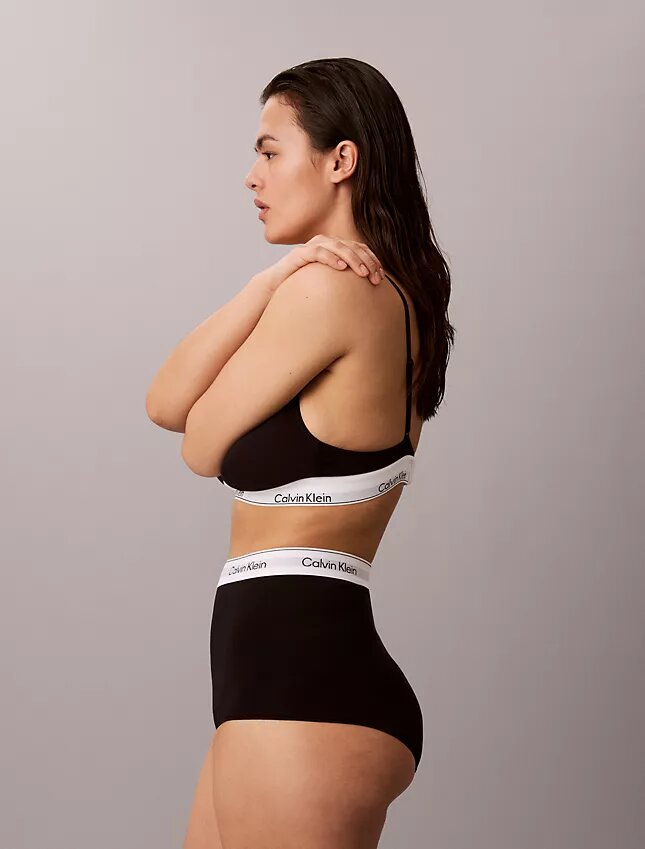 Cueca modeladora de algodão e Modal com corte boyleg Cueca modeladora de algodão e Modal com corte boyleg