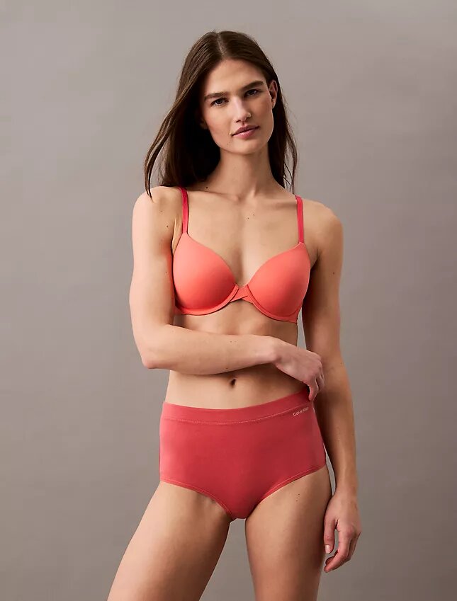 Cueca slip de cintura alta em algodão ideal Cueca slip de cintura alta em algodão ideal