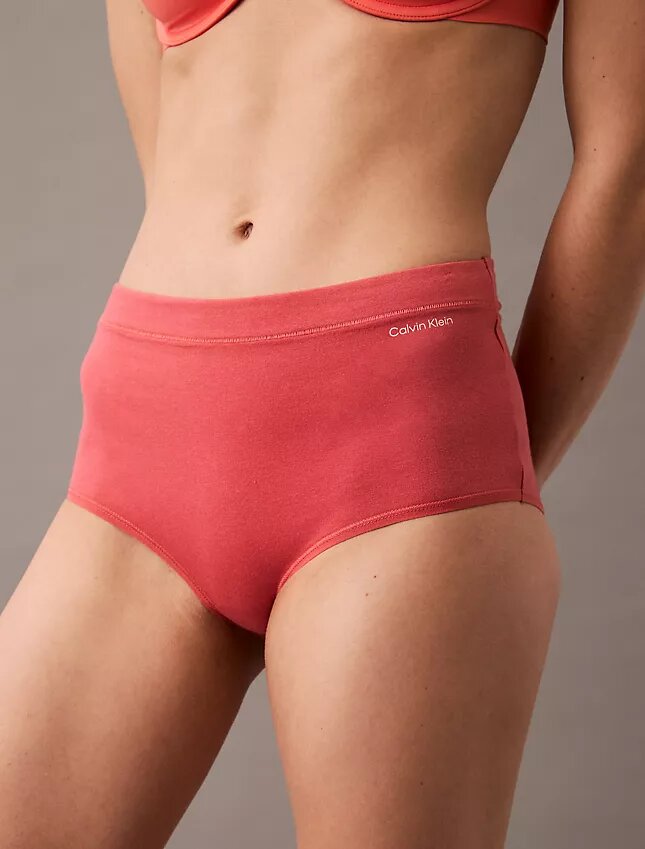 Cueca slip de cintura alta em algodão ideal Cueca slip de cintura alta em algodão ideal