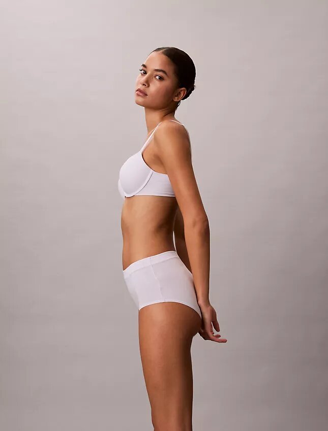 Cueca slip de cintura alta em algodão ideal Cueca slip de cintura alta em algodão ideal