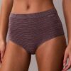 Cueca slip de cintura alta em algodão ideal