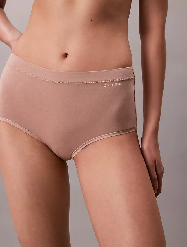 Cueca slip de cintura alta em algodão ideal Cueca slip de cintura alta em algodão ideal