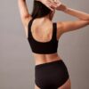 Cueca slip de cintura alta em algodão ideal Cueca slip de cintura alta em algodão ideal