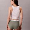 Cueca slip de cintura alta em malha Cotton Stretch de algodão Cueca slip de cintura alta em malha Cotton Stretch de algodão