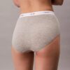 Cueca slip de cintura alta em malha Cotton Stretch de algodão Cueca slip de cintura alta em malha Cotton Stretch de algodão