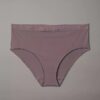 Cueca slip de cintura alta sem costuras com costura flexível