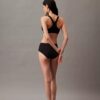 Cueca slip de cintura alta sem costuras com costura flexível