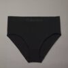 Cueca slip de cintura alta sem costuras com costura flexível