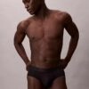 Cueca slip de cintura baixa CK Black Cueca slip de cintura baixa CK Black