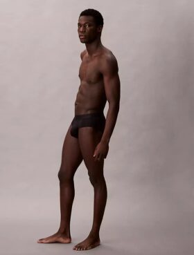 Cueca slip de cintura baixa CK Black