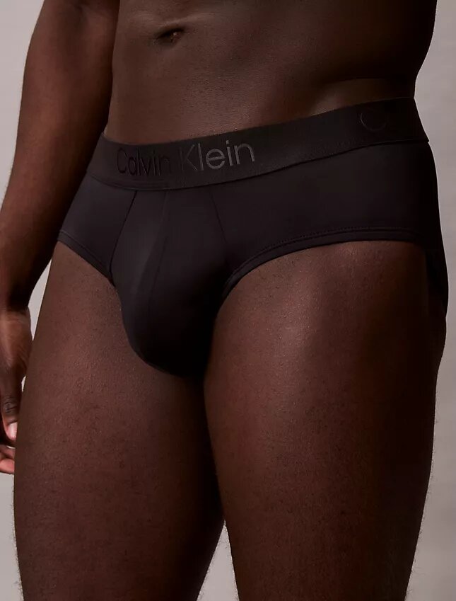 Cueca slip de cintura baixa CK Black Cueca slip de cintura baixa CK Black