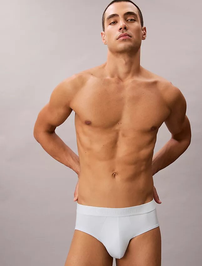 Cueca slip de cintura baixa CK Black Cueca slip de cintura baixa CK Black