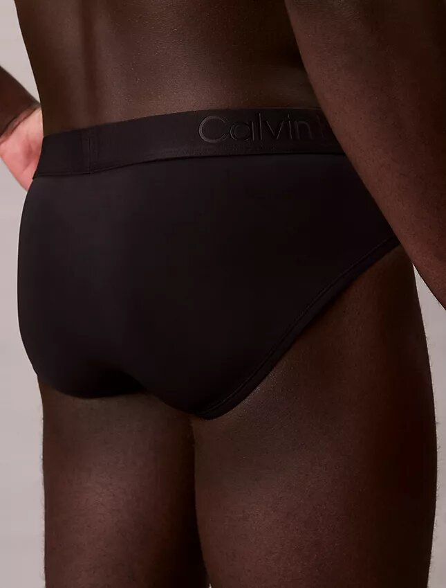 Cueca slip de cintura baixa CK Black Cueca slip de cintura baixa CK Black