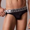 Cueca slip de cintura baixa em microfibra elástica Cueca slip de cintura baixa em microfibra elástica