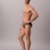 Cueca slip de cintura baixa em microfibra elástica Cueca slip de cintura baixa em microfibra elástica