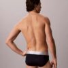 Cueca slip de cintura baixa em microfibra elástica Cueca slip de cintura baixa em microfibra elástica