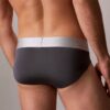 Cueca slip de cintura baixa em microfibra elástica Cueca slip de cintura baixa em microfibra elástica