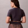 Cueca slip de renda elástica sensual Cueca slip de renda elástica sensual