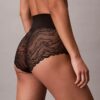 Cueca slip de renda elástica sensual Cueca slip de renda elástica sensual