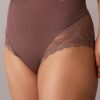 Cueca slip de renda elástica sensual Cueca slip de renda elástica sensual