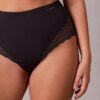 Cueca slip de renda elástica sensual Cueca slip de renda elástica sensual