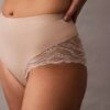 Cueca slip de renda elástica sensual Cueca slip de renda elástica sensual