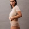 Cueca slip de renda elástica sensual Cueca slip de renda elástica sensual