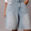 Denim Bermudas com logótipo Denim Bermudas com logótipo