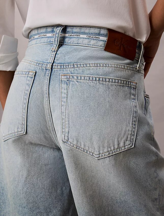 Denim Bermudas com logótipo Denim Bermudas com logótipo