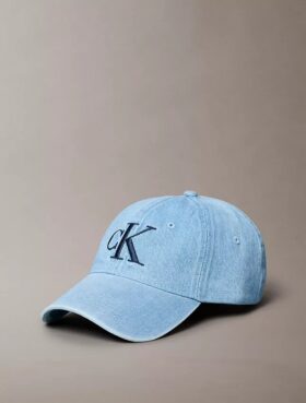 Denim Monogram Cap