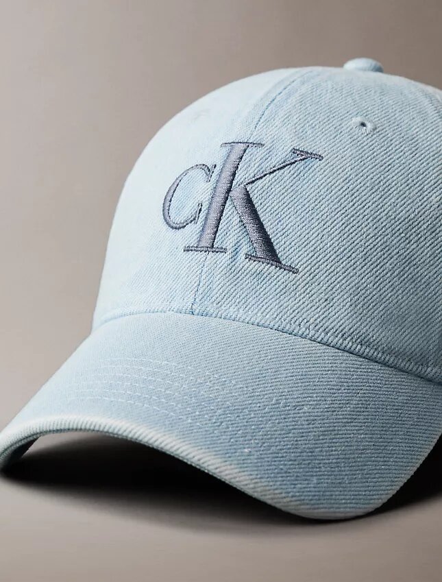 Denim Monogram Cap Denim Monogram Cap