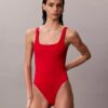 Fato de banho de uma peça Ck Icon Roupa modeladora