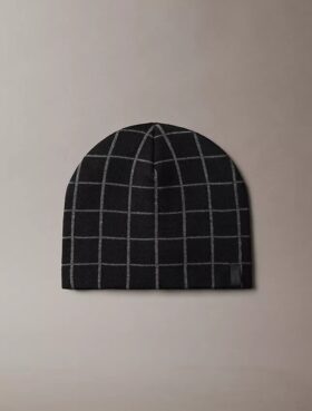 Gorro em jacquard xadrez
