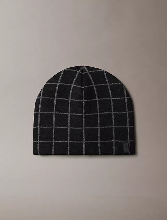 Gorro em jacquard xadrez Gorro em jacquard xadrez