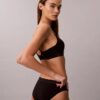 Icon Bralette Triangular em Algodão Modal Metalizado com Forro Ligeiro