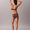 Icon Bralette Triangular em Algodão Modal Metalizado com Forro Ligeiro