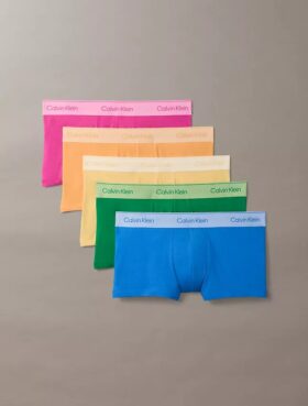 Icon Cotton Stretch Pride Conjunto de 5 Low Rise Trunks