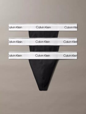 Icon Cotton Stretch Thong, Conjunto de 3