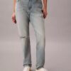 Jeans com corte Mom Jeans com corte Mom