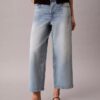 Jeans curtos de perna larga